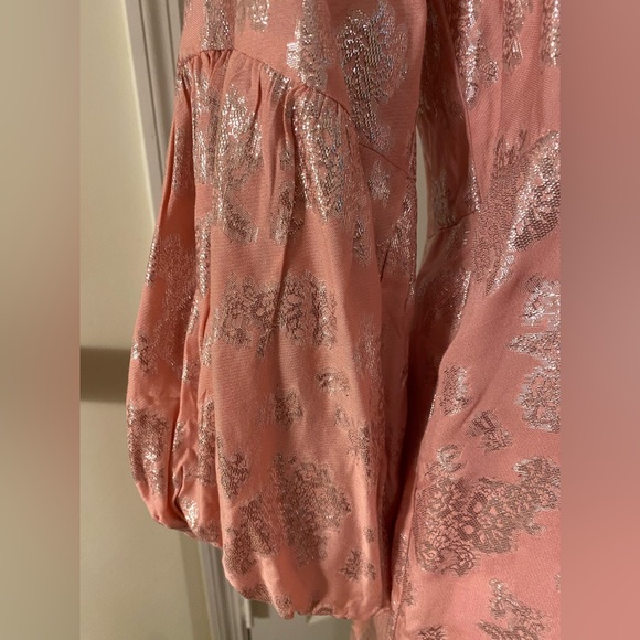 Anthropologie Jolene Jacquard Pink Mini Dress NWT! - Picture 11 of 14